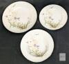NORITAKE Ireland Edenberry 2772 Pattern : 8&times; Salad Plates 8.25", 7&times; Soup Bowls 9", 8&times; Dinner Plates 10.5", No Chips or Cracks - 3
