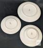 NORITAKE Ireland Edenberry 2772 Pattern : 8&times; Salad Plates 8.25", 7&times; Soup Bowls 9", 8&times; Dinner Plates 10.5", No Chips or Cracks - 5