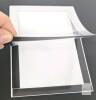 New 12pcs Self Adhesive Magnetic Poster Frame Wall Sign Holder, 5"x7" Magnetic Picture Frame Document Display Window Sign Wall Mount for Home Office Store Restaurant,Silver - 2