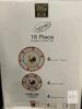 Tabletops Gallery Handpainted 16pc Ceramic Rooster Chicken Dinner Set, 4 Each Dinner Plates, Salad Plates, Cereal Bowls & Mugs, No Chips or Cracks, Excellent Condition, Microwave & Dishwasher Safe - 3