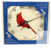 Vintage Taylor 12" Patio Dial Indoor / Outdoor Thermometer, Cardinal Design (Does Not Include Mounting Screws)