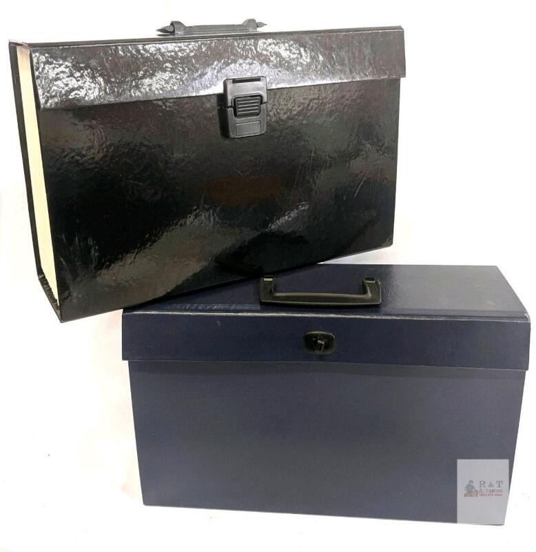 2 Expanding Concertina File / Paper Organizers, Up To 5" &times; 15.5" &times; 10" High