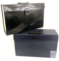 2 Expanding Concertina File / Paper Organizers, Up To 5" &times; 15.5" &times; 10" High