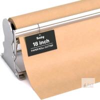 NEW Kenley 18" Steel Butcher Paper Dispenser & Cutter, Tabletop or Wall-Mount, Serrated Blade