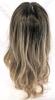 New 22" Long Ash Linen Blonde Wig With Bangs Synthetic Wavy PuffPro Voluminous High Crown Wigs for Women, 4x4'' Parting Realistic Scalp - 4