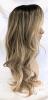 New 22" Long Ash Linen Blonde Wig With Bangs Synthetic Wavy PuffPro Voluminous High Crown Wigs for Women, 4x4'' Parting Realistic Scalp - 5
