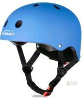 NEW Kamugo KH-01 Multi-Sport Helmet, Small (48-52 cm), Blue, ABS Shell, EPS Liner, Adjustable Fit
