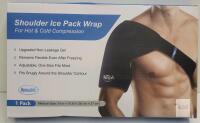 Hilph ACHJ03 Shoulder Ice Pack Wrap, Medium, Hot & Cold Compression, CE, Reusable, 15"x10.6" new