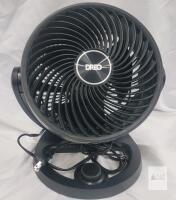 new Dreo 9-Inch Air Circulator Table Fan, 4-Speed, Adjustable Tilt, Black, Electric Plug-in