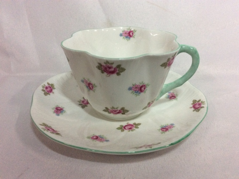 Vintage Shelley Rosebud Cup & Saucer