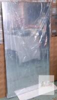 Large Clear Float Glass Sheet Approx. 33"x55"" with Protective Wrap