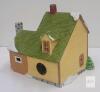 Department 56 New England Village Livery Stable & Boot Shop Lighted Ceramic House - working - 2
