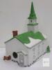 Department 56 New England Village Lighted Porcelain Church Building with Original Box - 2