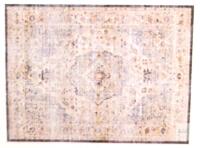 New 9x12 Extra Large Washable Area Rug &ndash; Soft, Non-Slip Antique Print Imitation Wool Carpet for Living Room, Bedroom, Kitchen/Office &ndash; Boho Rug, Low Pile, Easy to Clean, Ideal for High-Traffic Areas, Lake Moonlight