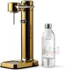 New complete Aarke Carbonator 3 Gold Sparkling Water Maker with Bottle, Stainless Steel, 60L CO2 Compatible