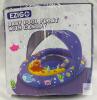 new EZIGO ZQ06 Baby Pool Float with Canopy &ndash; 6-36 Months, Purple, 44 lbs Capacity, Sunshade 48 hour warranty - 2