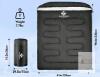 BLACKPONGO Double Sleeping Bag, 90.6"x61", 3-Season, Convertible to Two Singles - 3