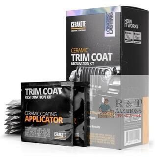 Cerakote Ceramic Trim Coat Restoration Kit, 10 Wipes, Lasts 200+ Washes, Made in USA