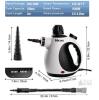 Klona HY-307 Handheld Steam Cleaner, 1050W, 350ml Tank, 3.2 Bar Pressure - 2
