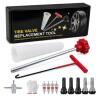 Lumivibe Tire Valve Replacement Tool Kit for 0.453" Rim Holes, Includes Valve Cores and Stems new