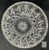 Waterford Crystal Bowl + Aurea Royal Crystal Rock Candlestick Holders With Ribs and Arches 4.4" &times; 1.5" Tall, Fleabites Around Inside Bowl Rim - 5