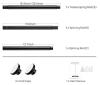 ENJOYBASICS SCEB0003 Matte Black Tension Shower Curtain Rod, Adjustable up to 110", 1" Diameter - 2