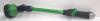 Multi-Pattern Garden Hose Spray Nozzle Wand, 16" Reach, 6 Spray Settings, Green/Black new