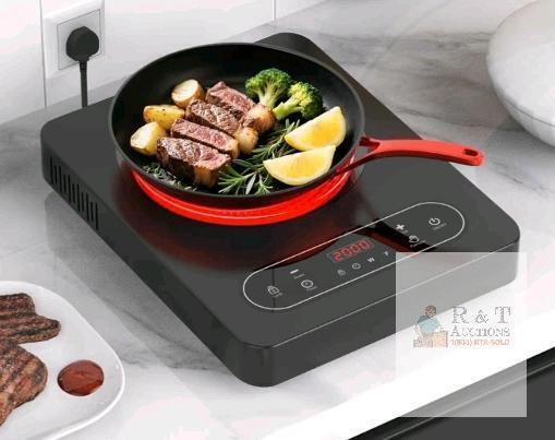 VBGK 1800W Single Burner Portable Electric Cooktop with Touch Control new