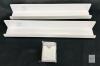 Magnetic Wall-Mounted Ledge Shelf Set with Pen Holder, 17" x 2.2" x 2", White - 3