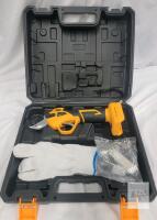 As New - Maureen Cordless Pruning Shears w/Case . Battery NOT Included