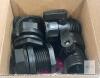 Vtenyeo Rain Barrel Spigot Kit 4-Pack, 3/4" Ball Valve, ABS Plastic, Bulkhead Fittings, Complete Set - 3