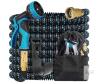 Expandable Garden Hose Kit 50ft, 8-Pattern Nozzle, Brass Fittings, Hanger & Storage Bag, FPN N F8D