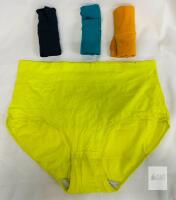 new POPKOK Women's High-Waisted Briefs, 4-Pack, XL, Leakproof Cotton Blend
