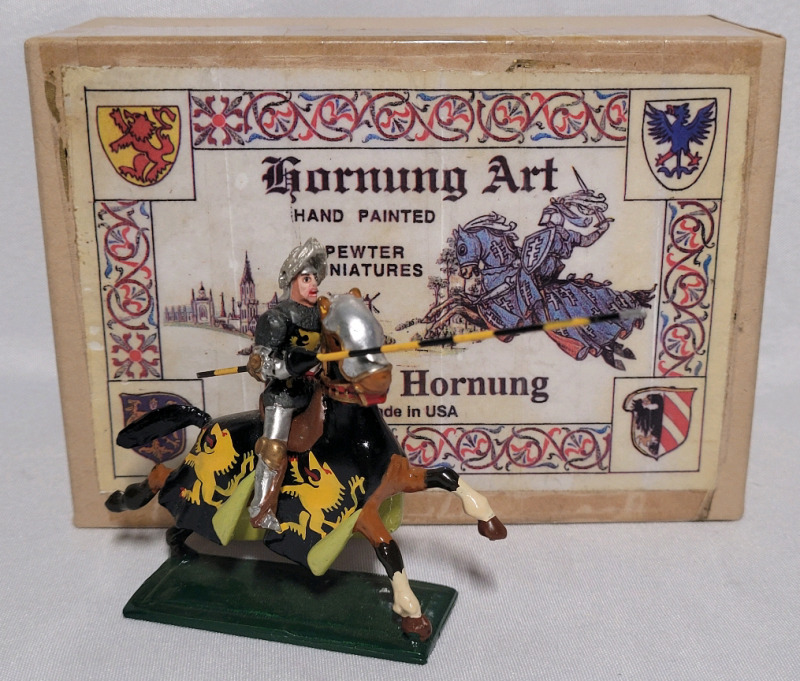 Hornung Art ' Sir Pierre Bussiere ' Toy Soldier Lead Miniature in Box