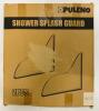 Puleno Shower Splash Guard Set &ndash; 2 Pieces, Clear Acrylic, Adhesive Mount - 2