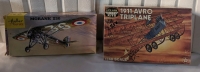 2 Model Airplanes - Heller MVS&Eacute;E and Life-Like Hobby Kits.