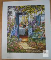 Print of "Mary's Kitchen" by Carole Black. 476/490. 16" by 19"