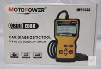 MOTOPOWER MP69033 OBD2 Scanner - 2.8" LCD, Supports 9 Protocols, Multilingual