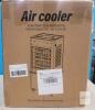 Portable Evaporative Air Cooler, 6-Speed, 2 Modes, Remote, Ice Packs, 10"x9"x23" White - 3
