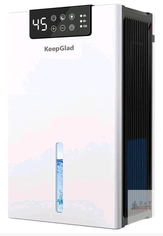 KeepGlad 98oz Dehumidifier, Model AA, 1,000 sq ft Coverage, 40 oz/day Extraction