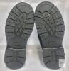 New KELODON Waterproof Steel Toe Boots For Men , Size 9.5 . Black - 5