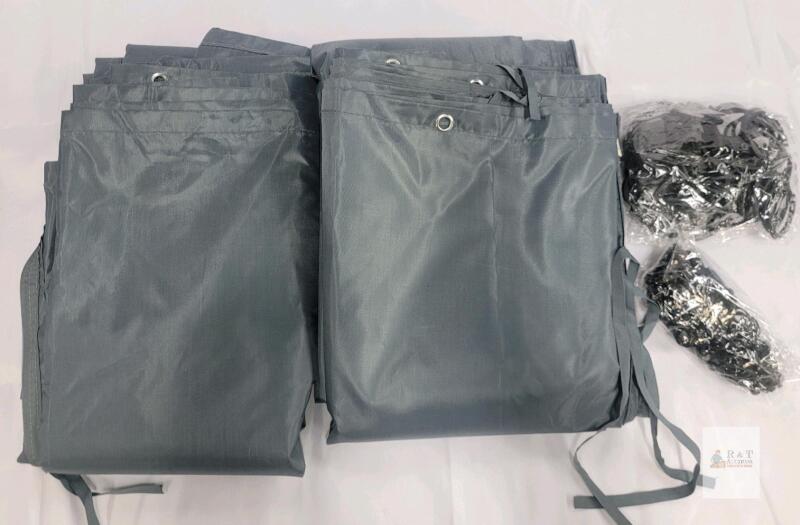 New 10ft&times;10ft Canopy Grey Side Walls w/Storage Bag