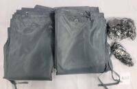 New 10ft&times;10ft Canopy Grey Side Walls w/Storage Bag
