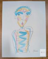 Signed Artwork. 11" by 14"