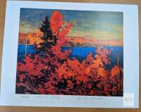 Print of Thom Thomson's Autumn Foliage. 11" by 8.5". 31/300