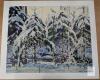 Print of AJ Casson's Snow Laden Spruce. NAC 243/1750. 24"by 20" With COA [Group of Seven]