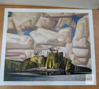 Print of AJ Casson's Summer Sky 1955 NAC 58/1750. 24"by 20" With COA [Group of Seven]