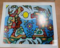 Print Norval Morrisseau's Gathering of Shamans. 66/950. 24"by 20"
