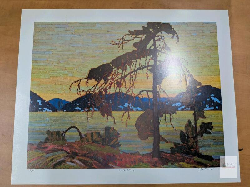 Print of Tom Thomson's The Jack Pine. 291 of 777 24"by 20"