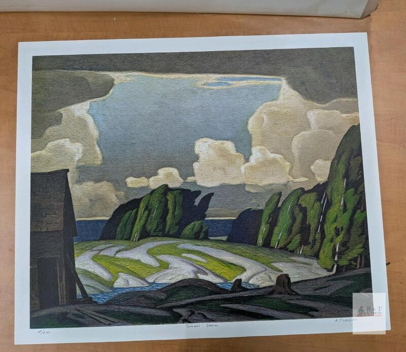 Print of AJ Casson's Summer Storm 10/500 24"by 20" [Group of Seven]